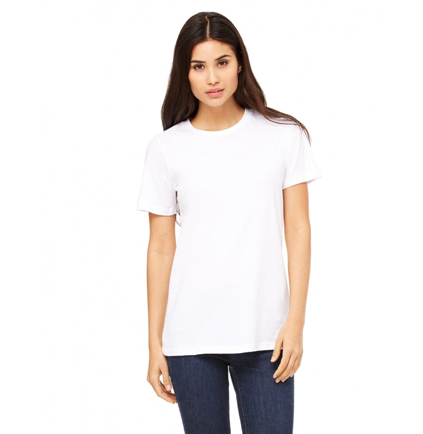 Bella + Canvas B6400 Womens Relaxed Jersey Short-Sleeve T-Shirt