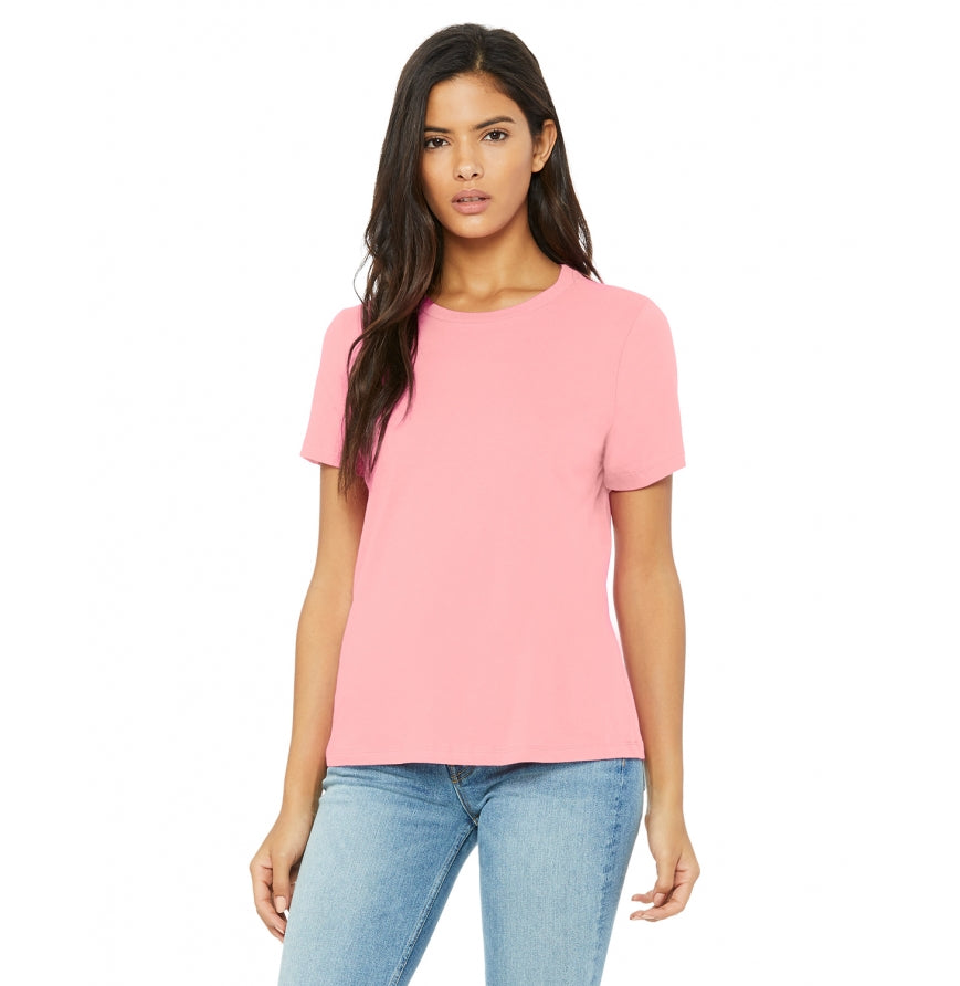 Bella + Canvas B6400 Womens Relaxed Jersey Short-Sleeve T-Shirt