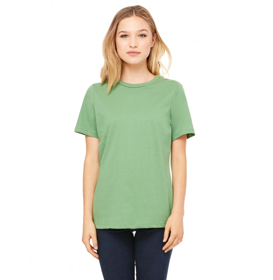 Bella + Canvas B6400 Womens Relaxed Jersey Short-Sleeve T-Shirt
