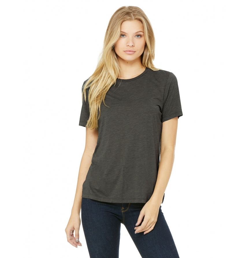Bella + Canvas B6400 Womens Relaxed Jersey Short-Sleeve T-Shirt