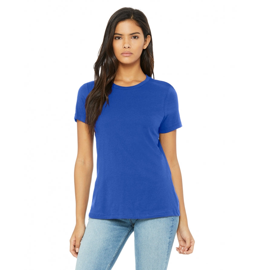 Bella + Canvas B6400 Womens Relaxed Jersey Short-Sleeve T-Shirt