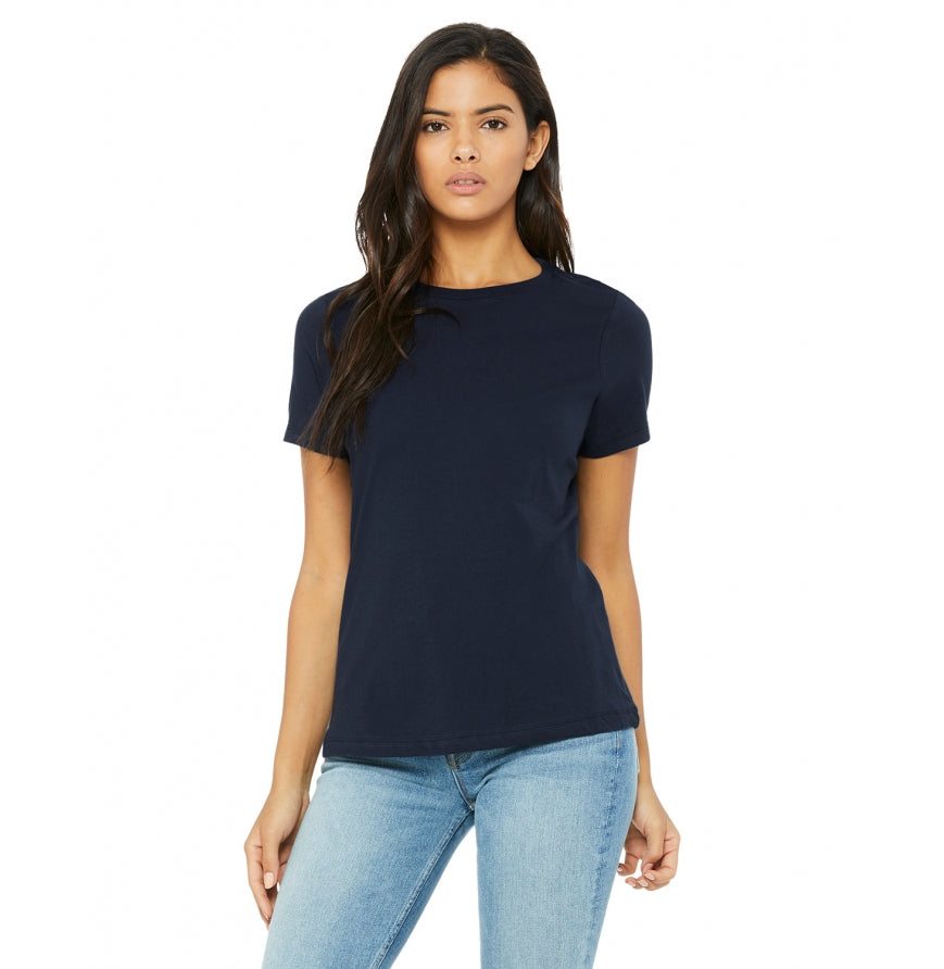 Bella + Canvas B6400 Womens Relaxed Jersey Short-Sleeve T-Shirt