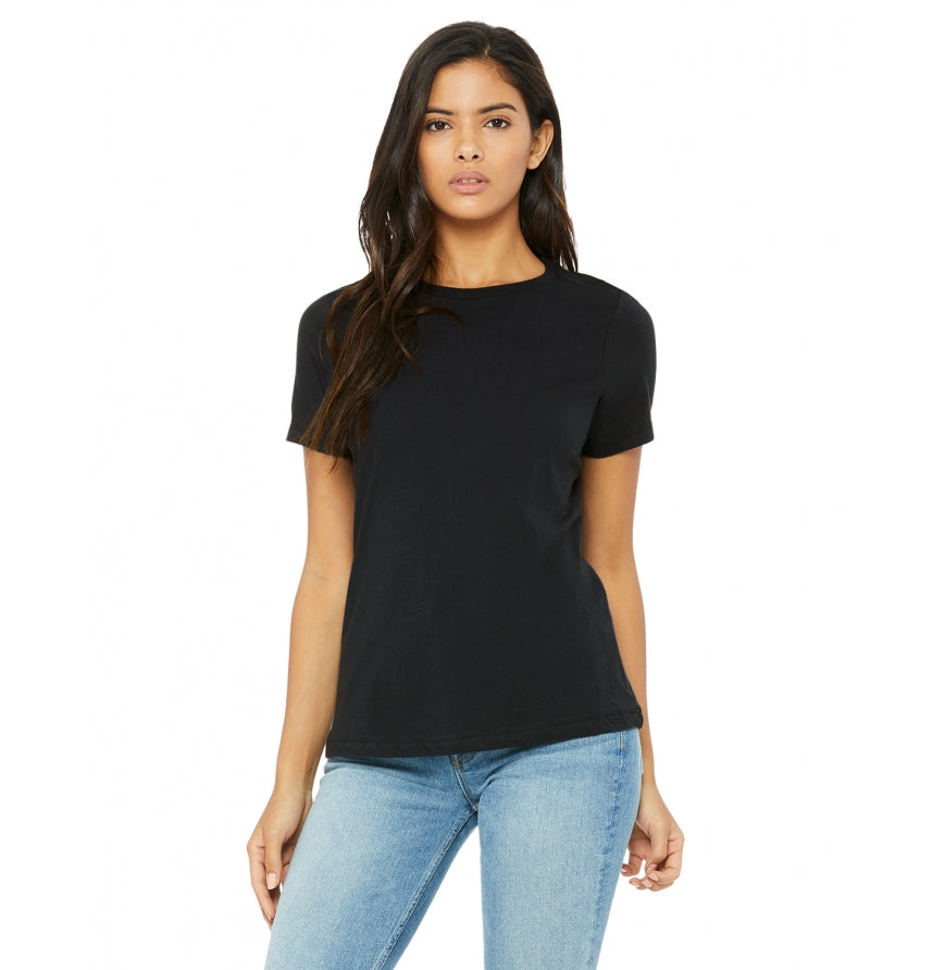 Bella + Canvas B6400 Womens Relaxed Jersey Short-Sleeve T-Shirt