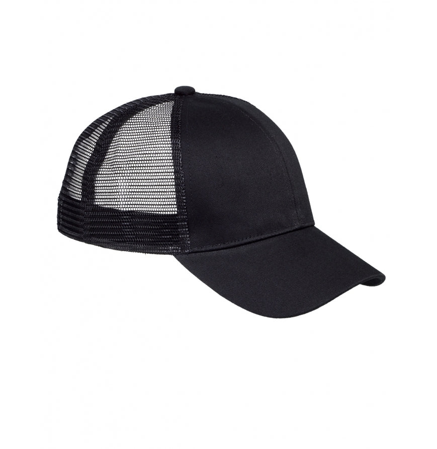 Big Accessories BX019 6-Panel Structured Trucker Cap