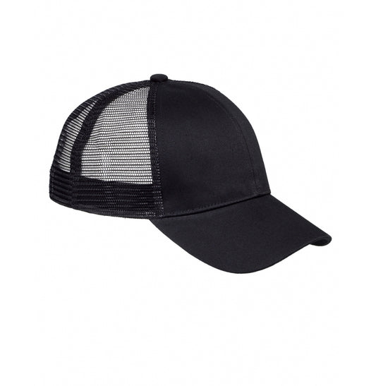 Big Accessories BX019 6-Panel Structured Trucker Cap