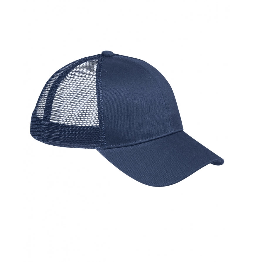 Big Accessories BX019 6-Panel Structured Trucker Cap