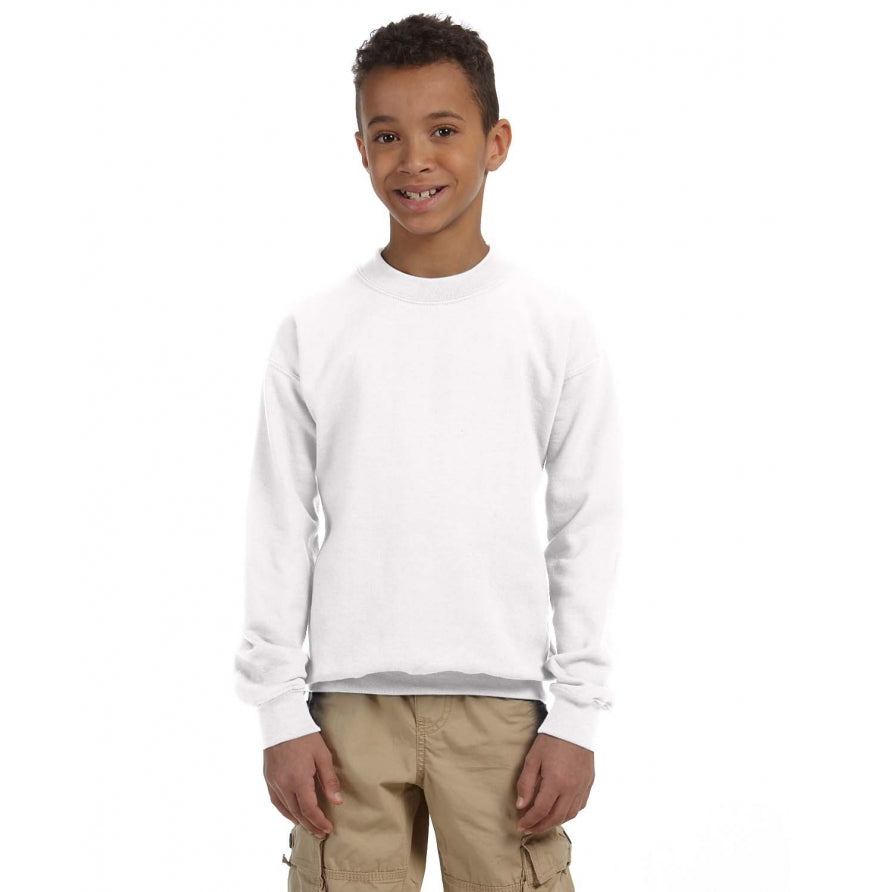 Gildan G180B Youth Heavy Blend™ 50/50 Fleece Crew