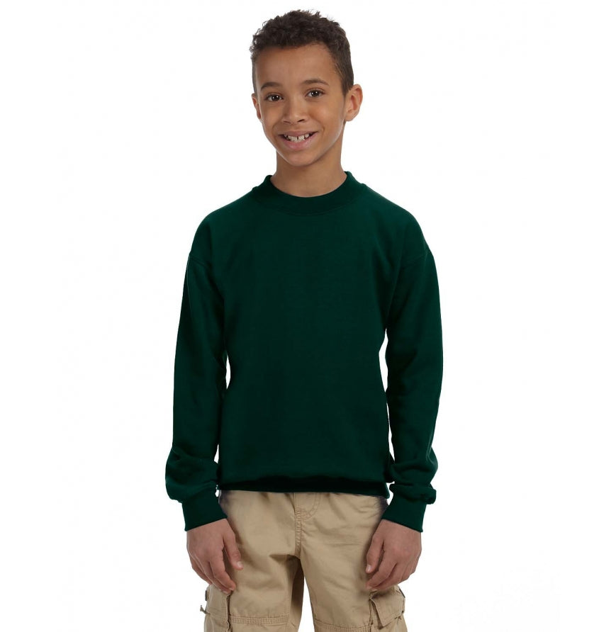 Gildan G180B Youth Heavy Blend™ 50/50 Fleece Crew