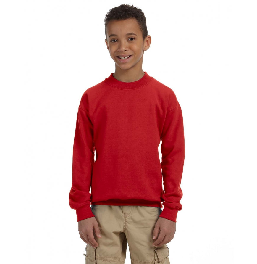 Gildan G180B Youth Heavy Blend™ 50/50 Fleece Crew