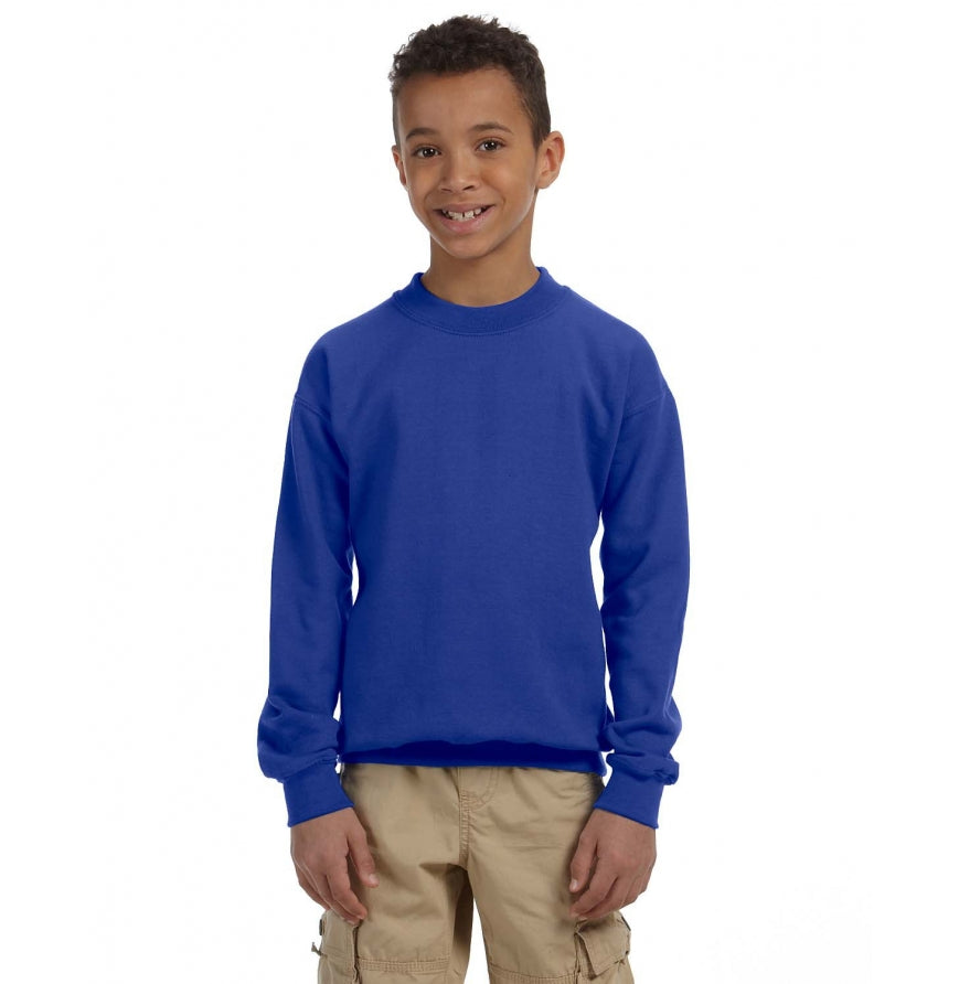 Gildan G180B Youth Heavy Blend™ 50/50 Fleece Crew