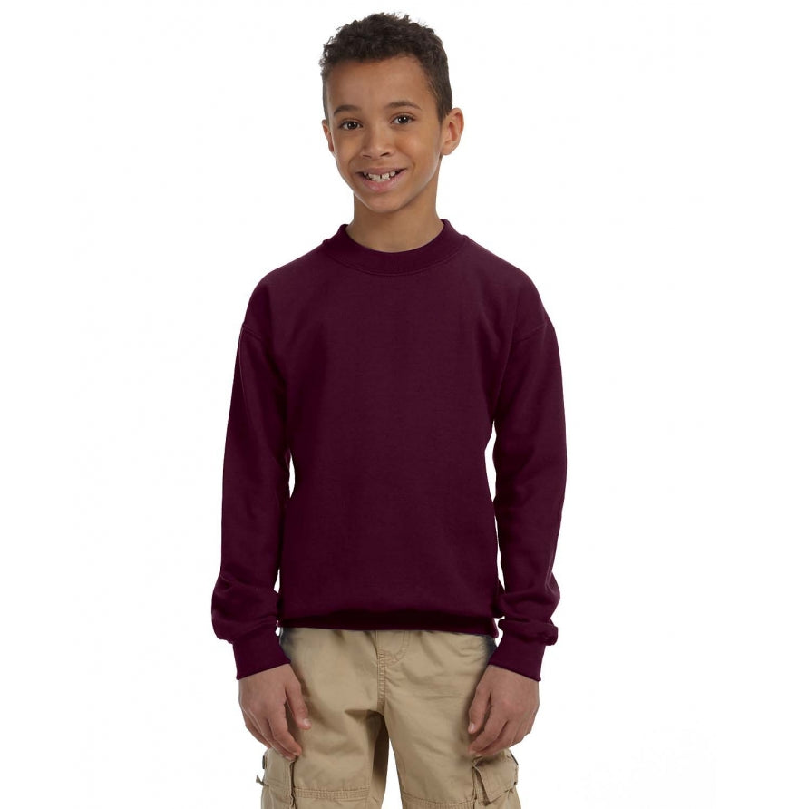 Gildan G180B Youth Heavy Blend™ 50/50 Fleece Crew