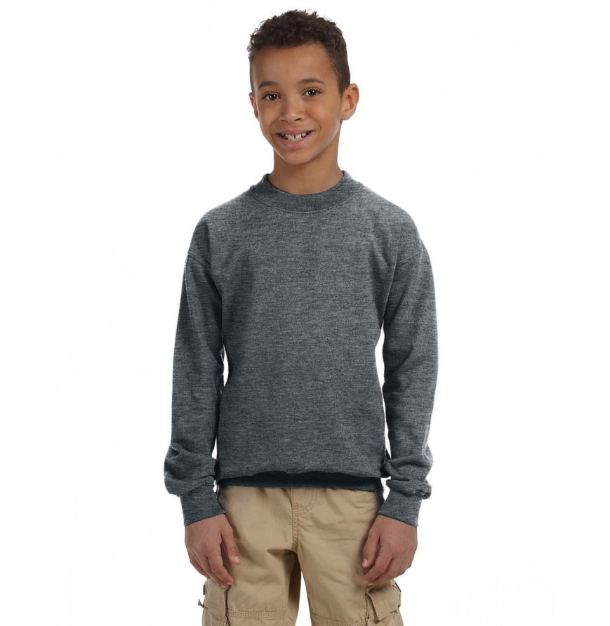 Gildan G180B Youth Heavy Blend™ 50/50 Fleece Crew