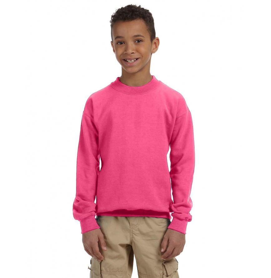 Gildan G180B Youth Heavy Blend™ 50/50 Fleece Crew