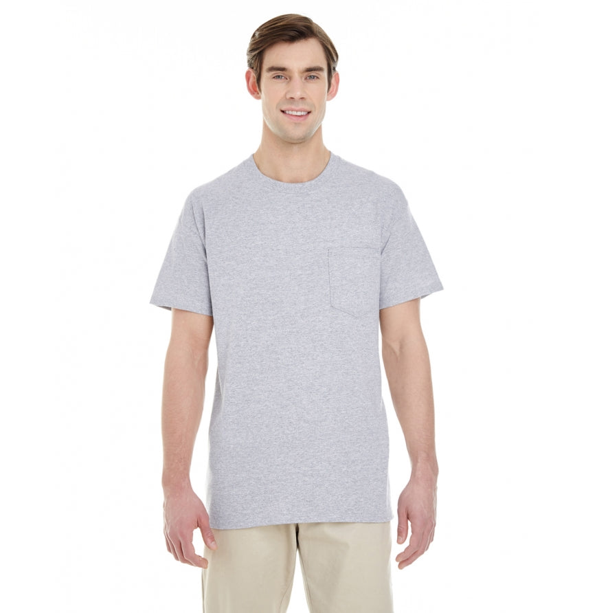 Gildan G530 Unisex Heavy Cotton™ Pocket T-Shirt - 5.3 oz.