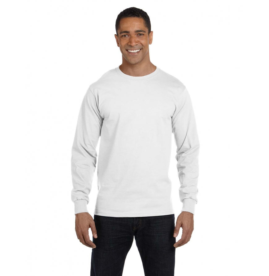 Gildan G840 Adult 5.5 oz., 50-50 Long-Sleeve T-Shirt