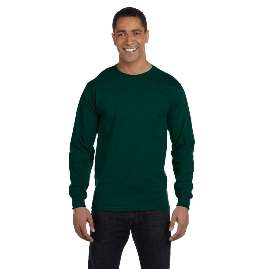 Gildan G840 Adult 5.5 oz., 50-50 Long-Sleeve T-Shirt
