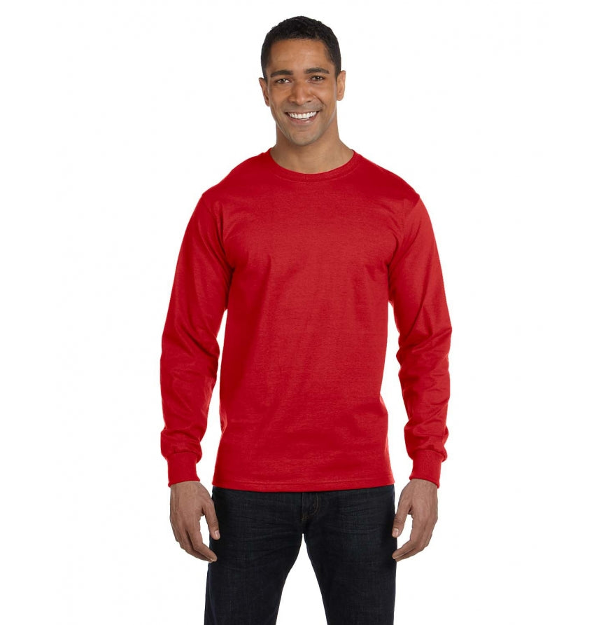 Gildan G840 Adult 5.5 oz., 50-50 Long-Sleeve T-Shirt