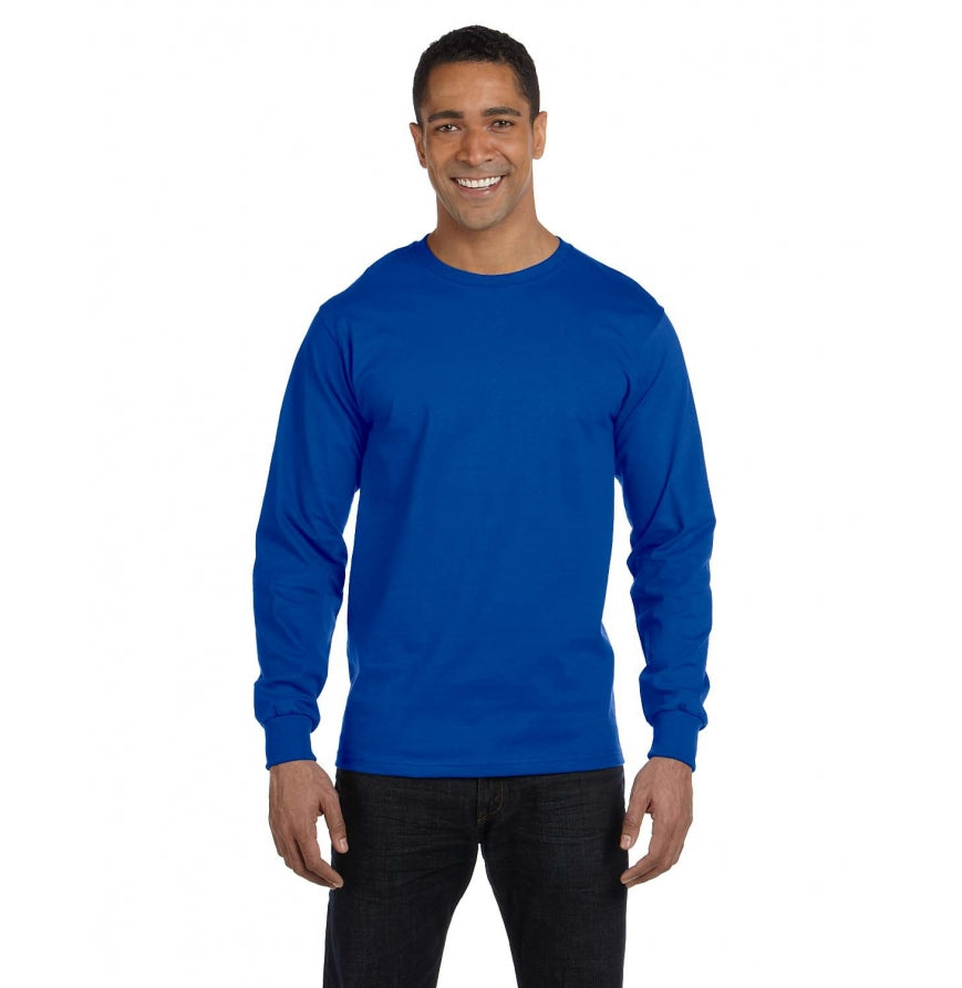 Gildan G840 Adult 5.5 oz., 50-50 Long-Sleeve T-Shirt