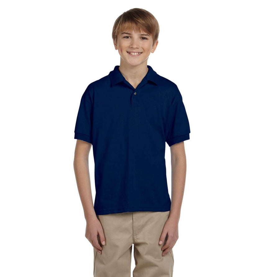 Gildan G880B Youth 50/50 Jersey Polo - 6 oz.