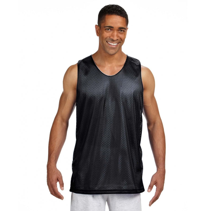 A4 Apparel NF1270 Adult Polyester Reversible Mesh Tank