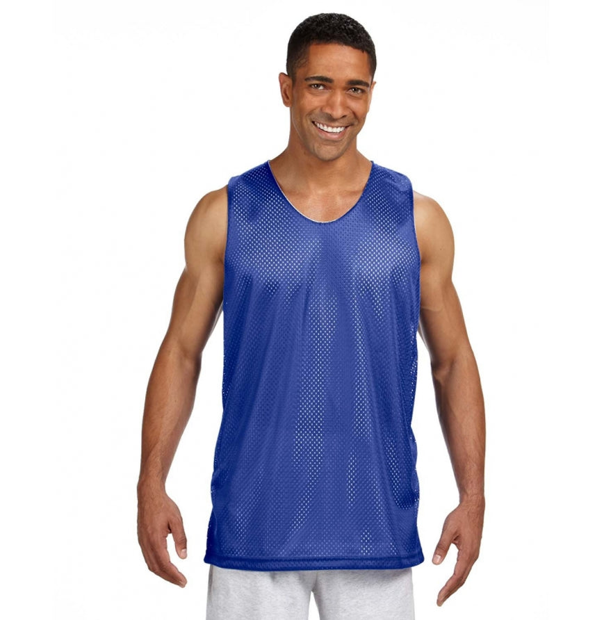 A4 Apparel NF1270 Adult Polyester Reversible Mesh Tank