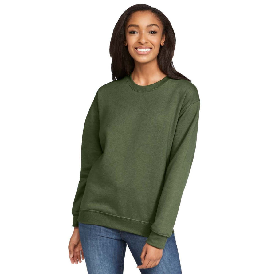 Gildan SF000 Unisex Softstyle® Midweight Crewneck Sweatshirt
