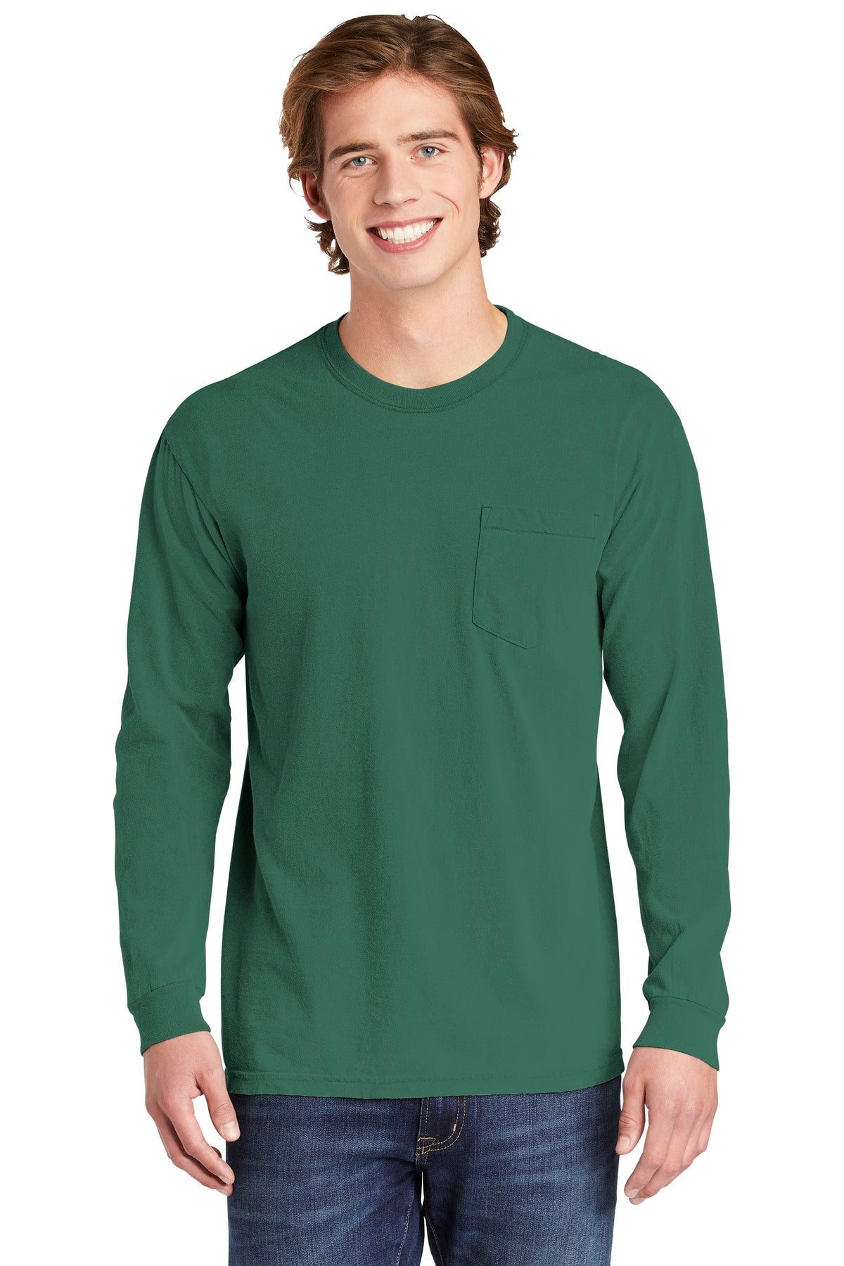 Comfort Colors Heavyweight Ring Spun Long Sleeve Pocket Tee. 4410
