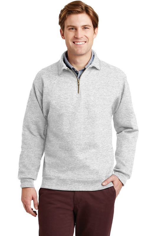 JERZEES SUPER SWEATSNuBlend- 1/4-Zip Sweatshirt with Cadet Collar. 4528M