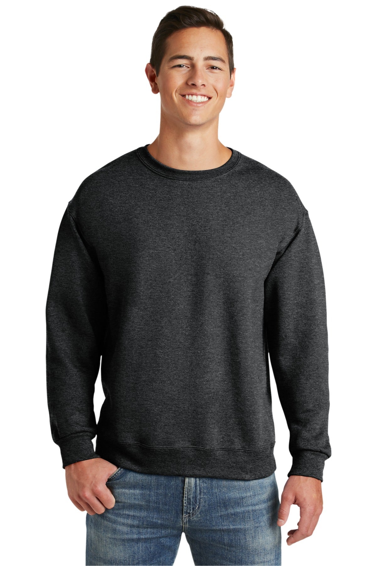JERZEES SUPER SWEATS NuBlend- Crewneck Sweatshirt. 4662M