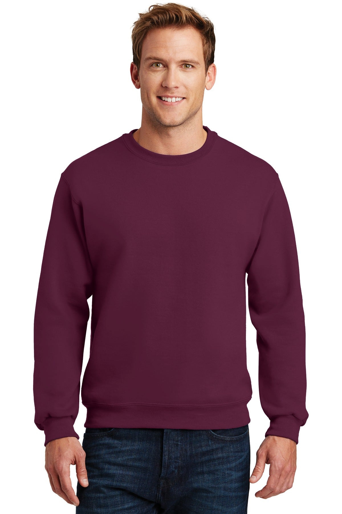 JERZEES SUPER SWEATS NuBlend- Crewneck Sweatshirt. 4662M