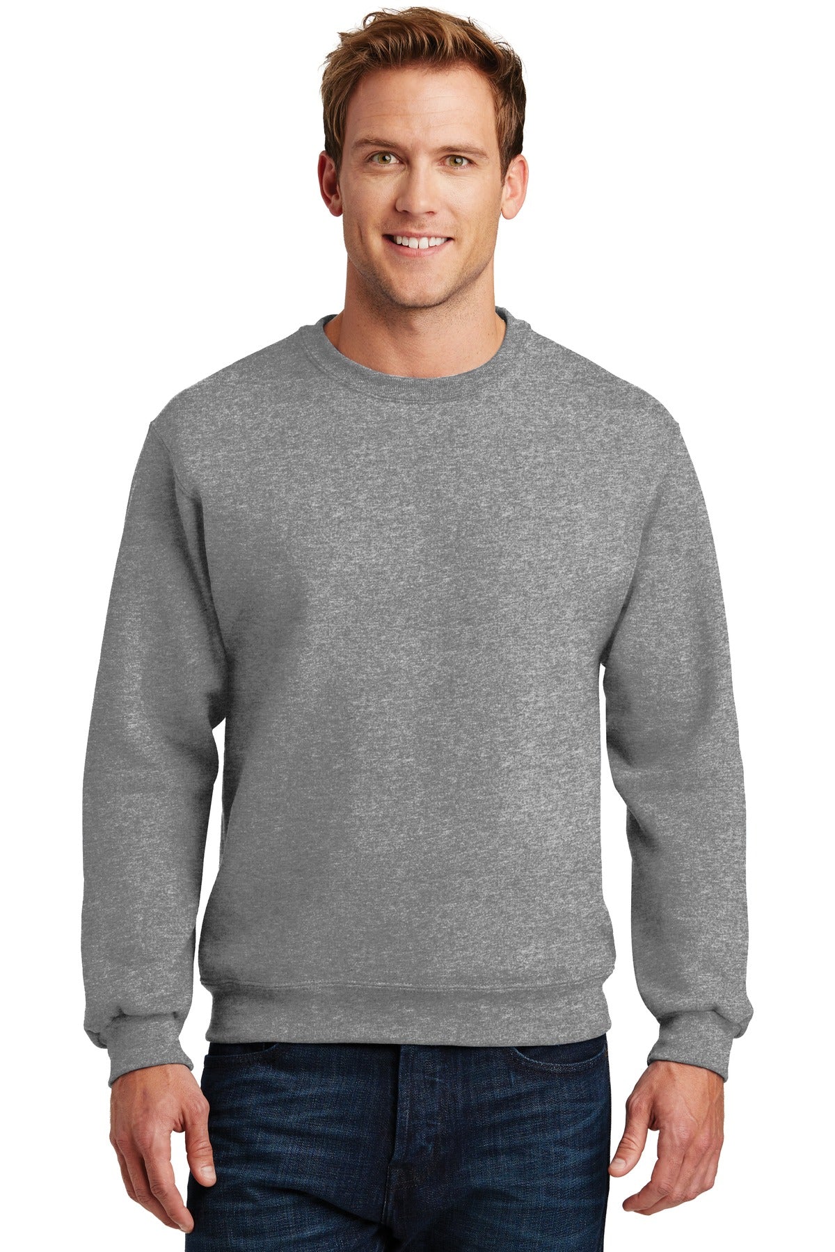 JERZEES SUPER SWEATS NuBlend- Crewneck Sweatshirt. 4662M