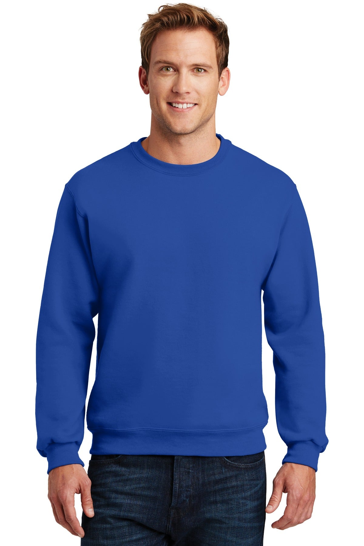 JERZEES SUPER SWEATS NuBlend- Crewneck Sweatshirt. 4662M