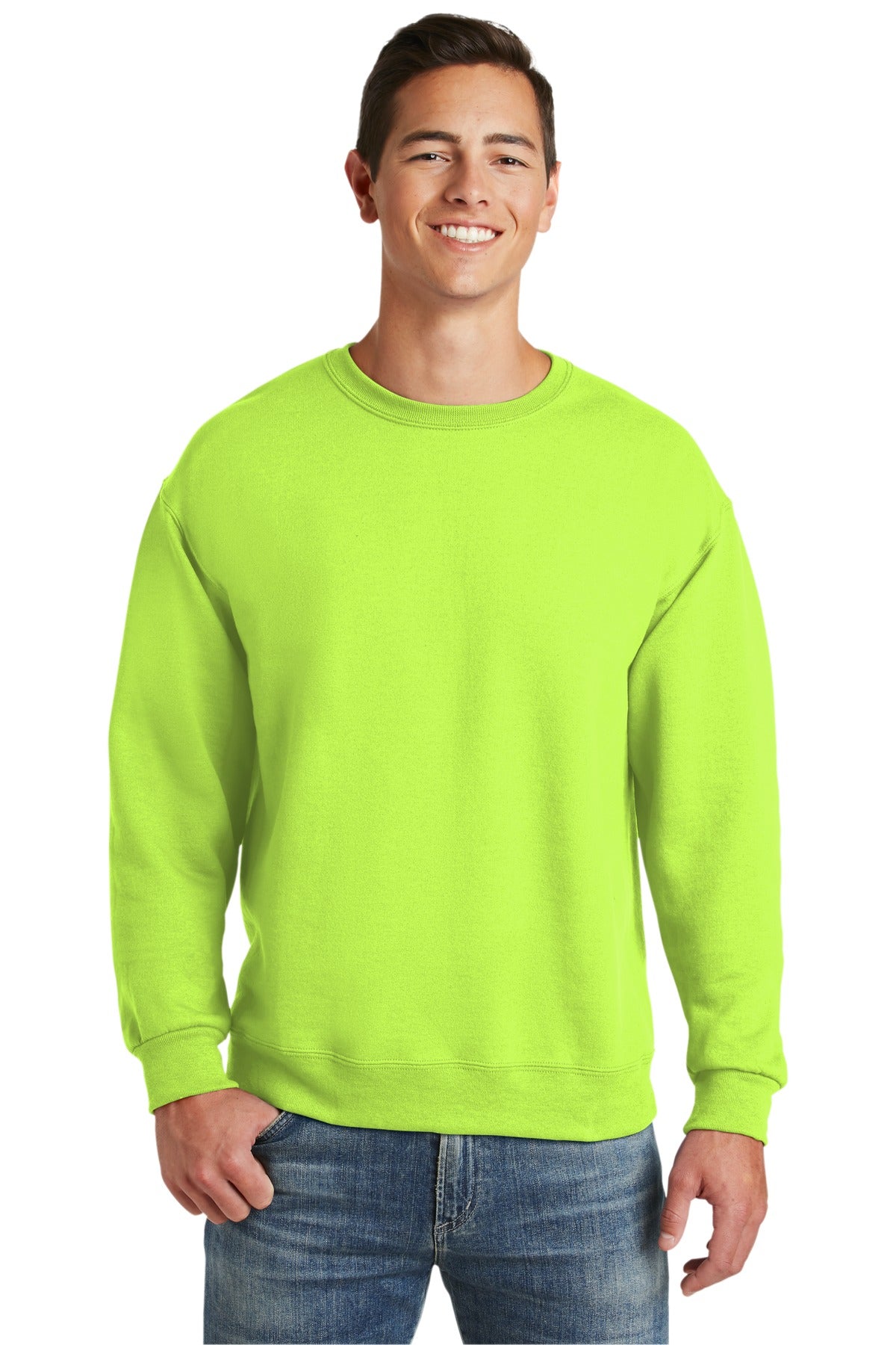 JERZEES SUPER SWEATS NuBlend- Crewneck Sweatshirt. 4662M