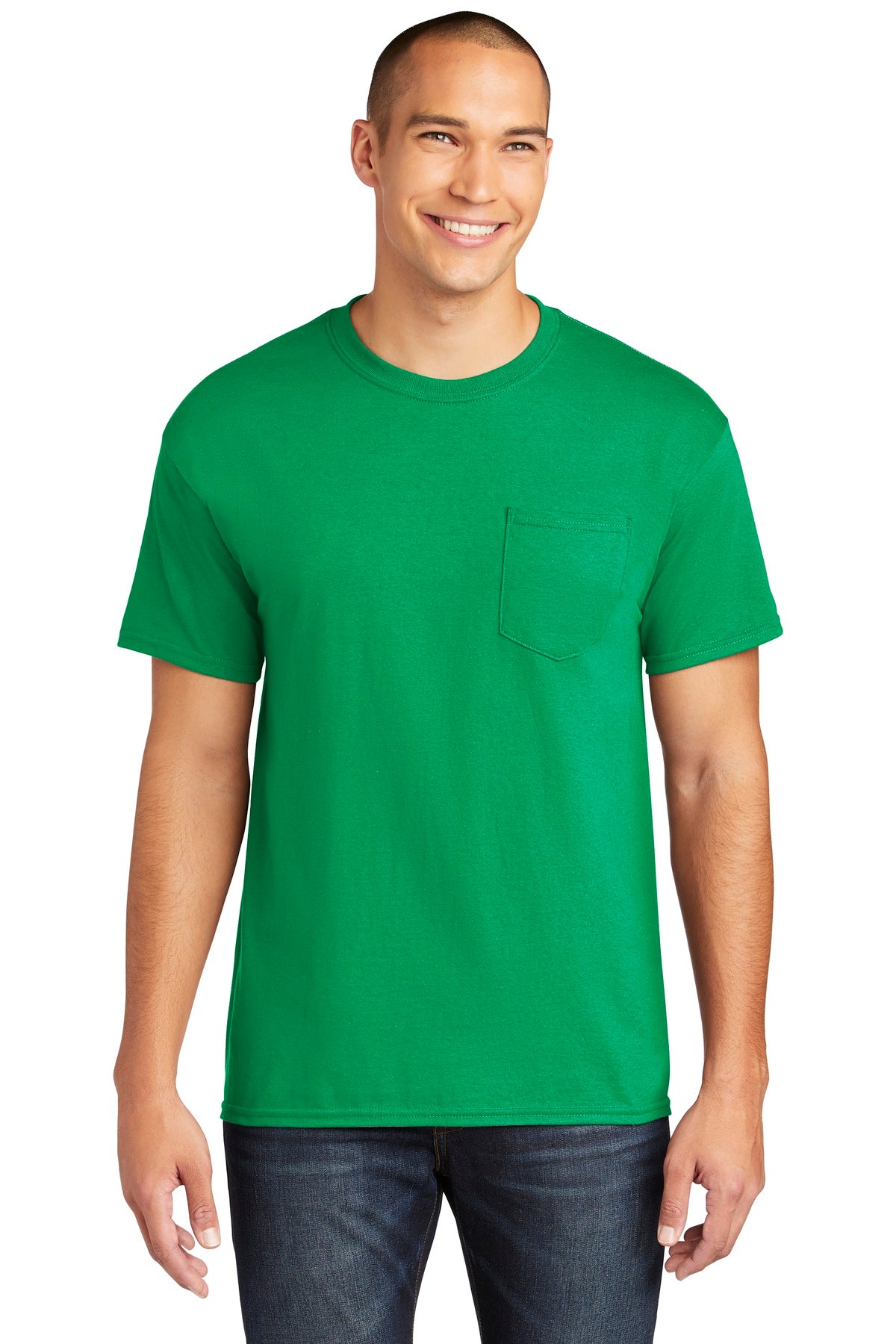 Gildan Heavy Cotton 100% Cotton Pocket T-Shirt. 5300