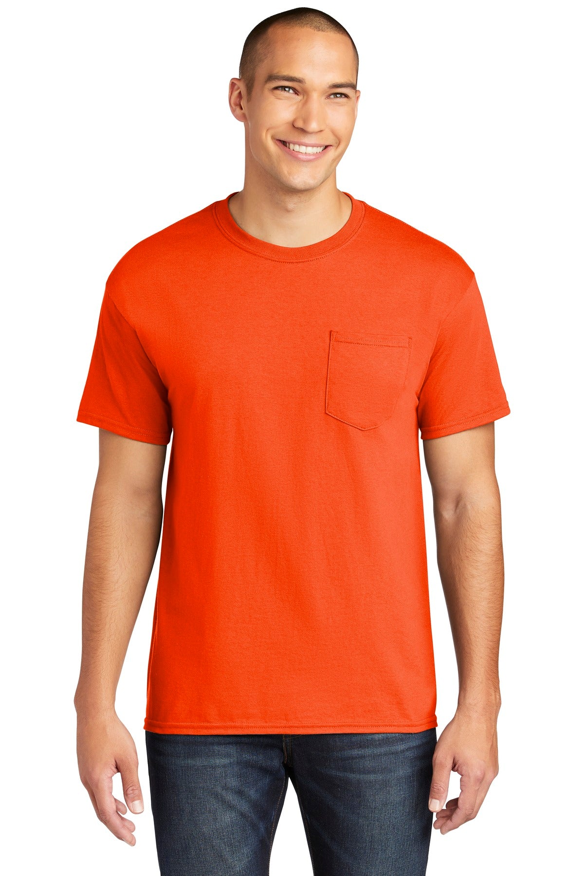 Gildan Heavy Cotton 100% Cotton Pocket T-Shirt. 5300