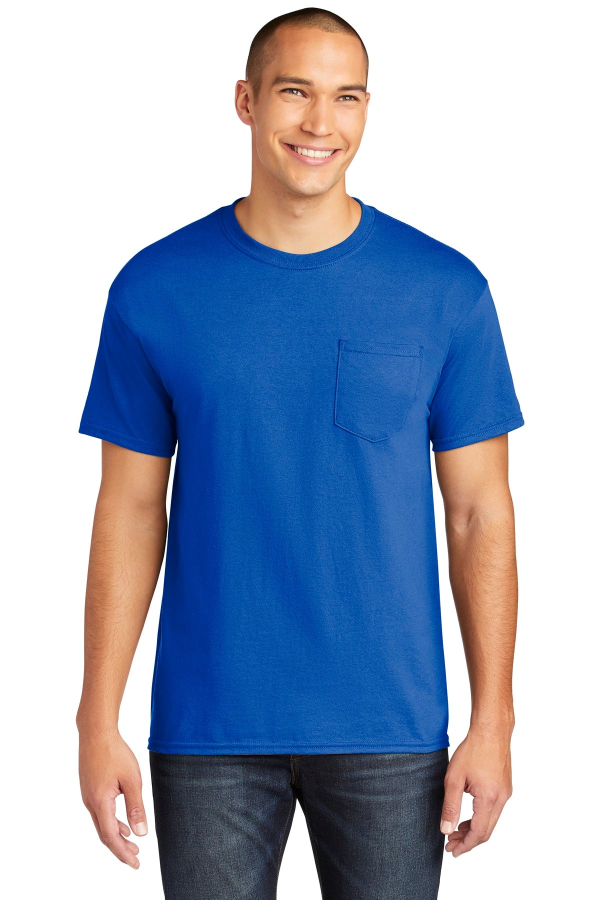Gildan Heavy Cotton 100% Cotton Pocket T-Shirt. 5300