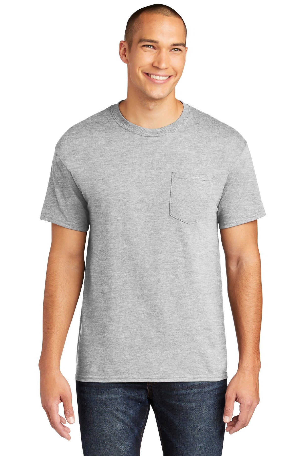 Gildan Heavy Cotton 100% Cotton Pocket T-Shirt. 5300