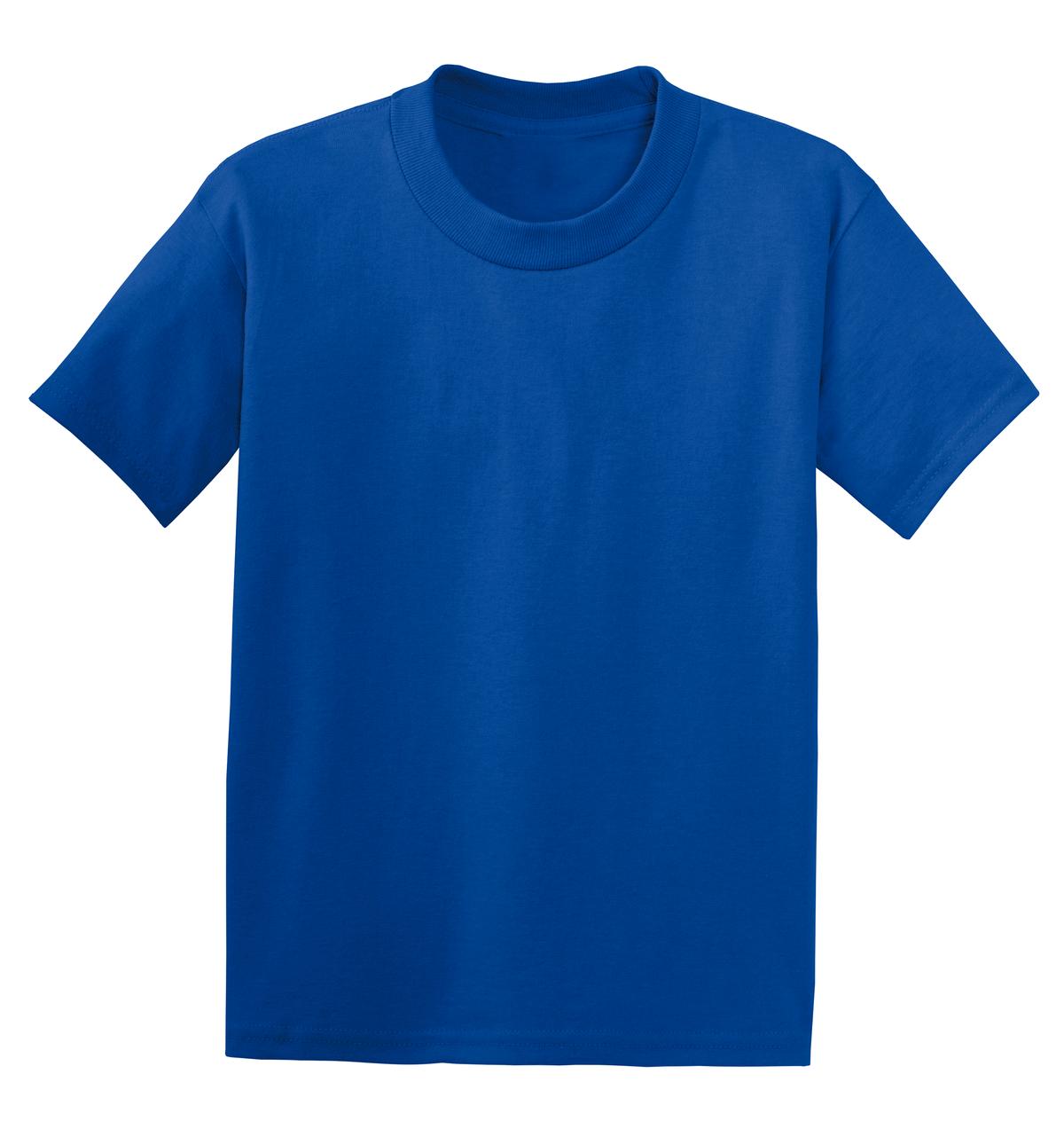 Hanes - Youth EcoSmart50/50 Cotton/Poly T-Shirt. 5370