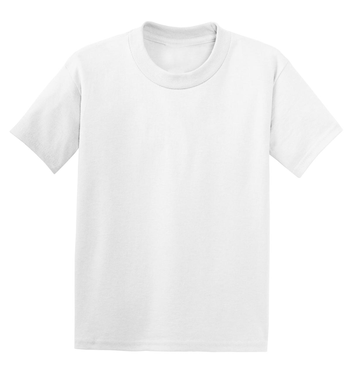 Hanes - Youth EcoSmart50/50 Cotton/Poly T-Shirt. 5370