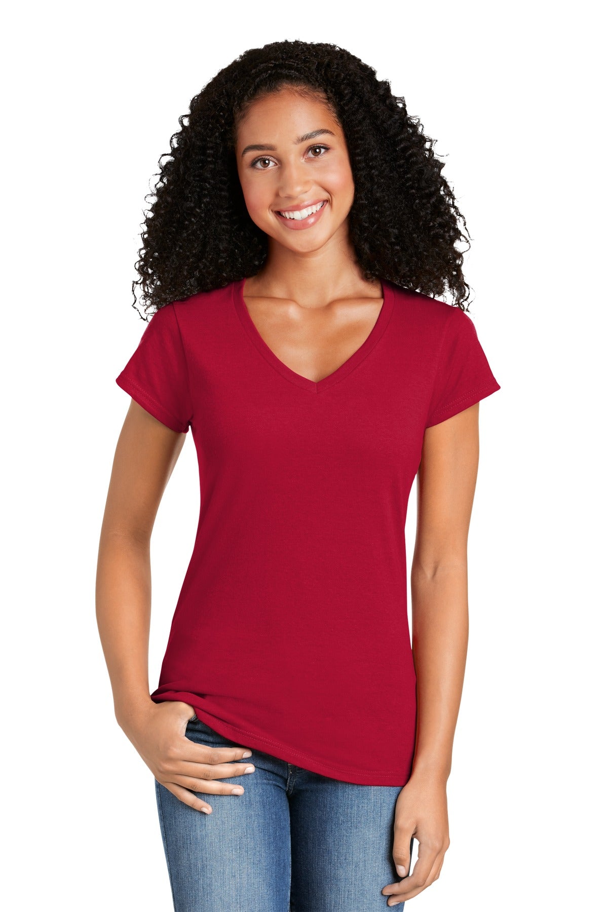Gildan SoftstyleLadies Fit V-Neck T-Shirt. 64V00L