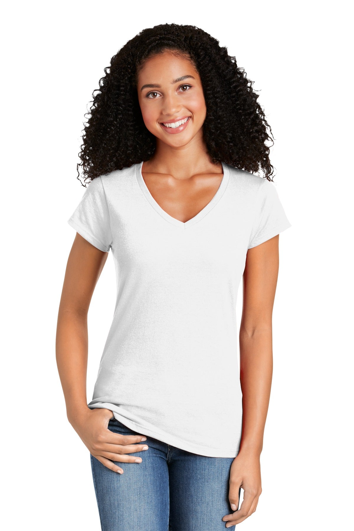 Gildan SoftstyleLadies Fit V-Neck T-Shirt. 64V00L