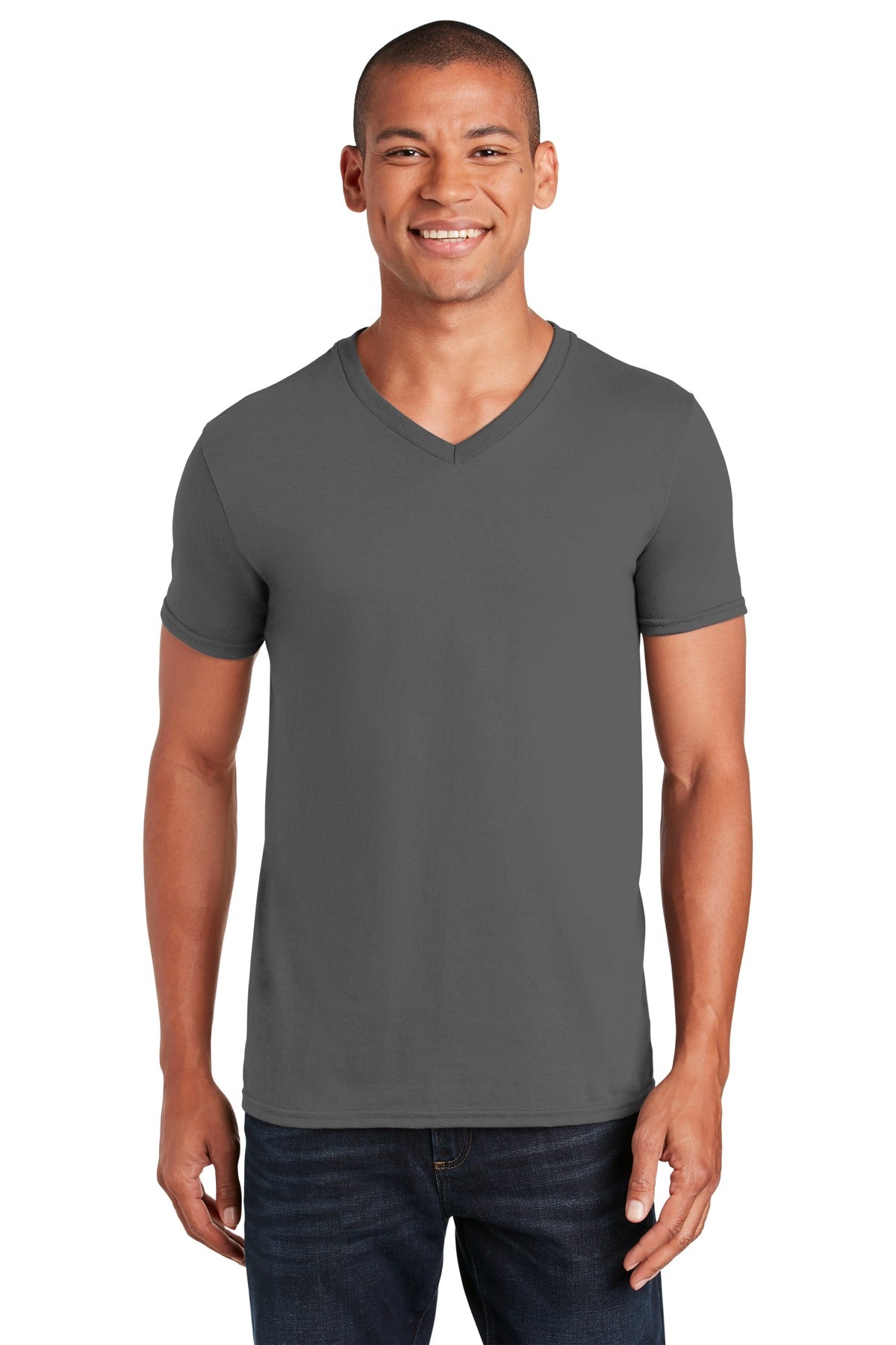 Gildan SoftstyleV-Neck T-Shirt. 64V00