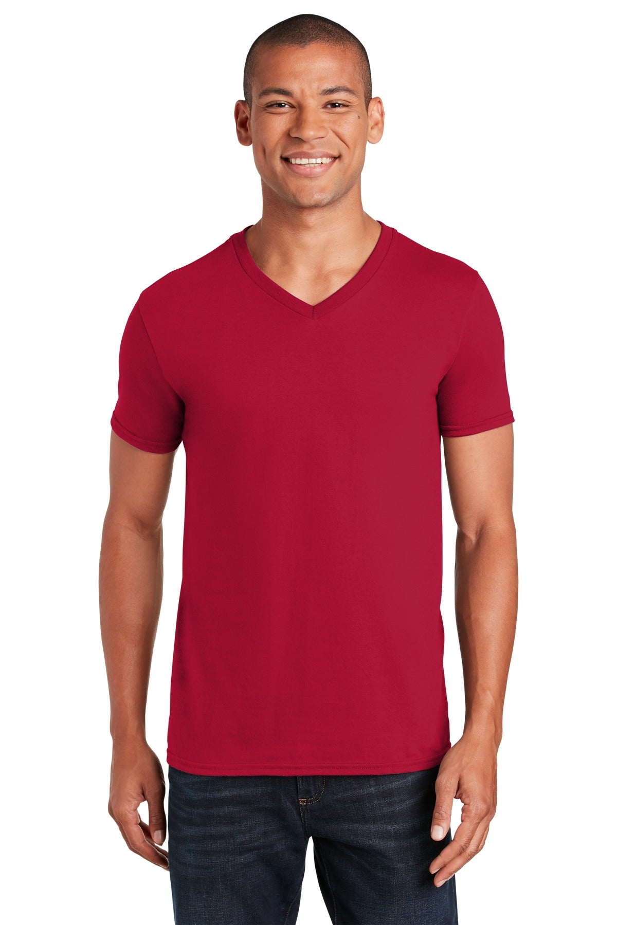 Gildan SoftstyleV-Neck T-Shirt. 64V00
