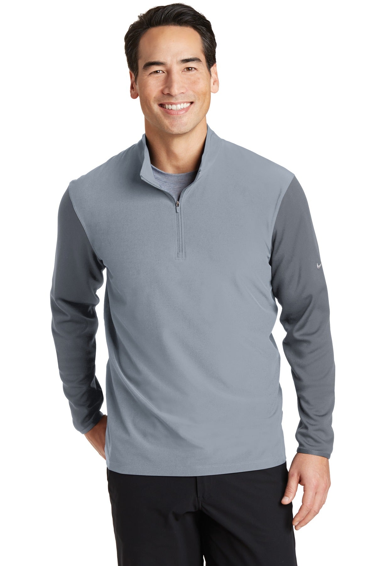 Nike Dri-FIT Fabric Mix 1/2-Zip Cover-Up. 746102
