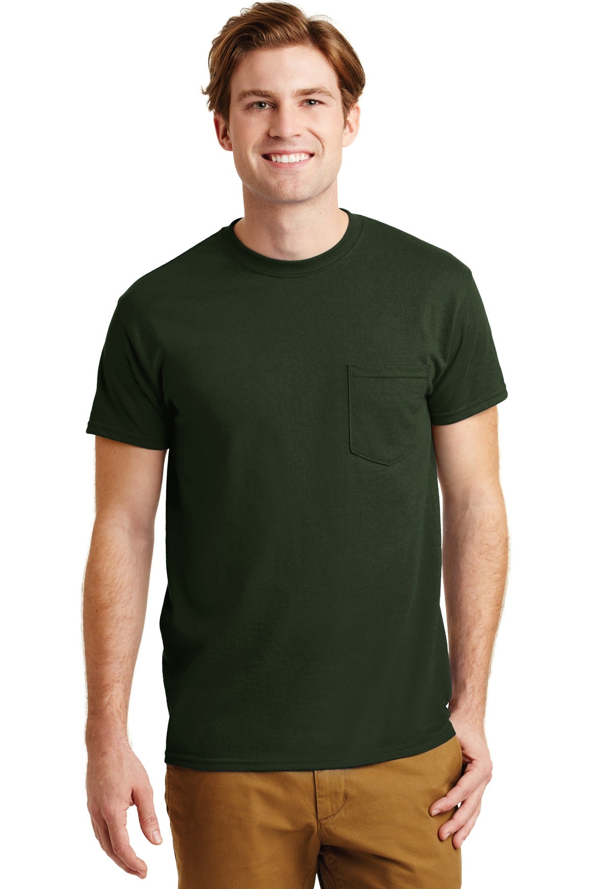Gildan - DryBlend50 Cotton/50 Poly Pocket T-Shirt. 8300