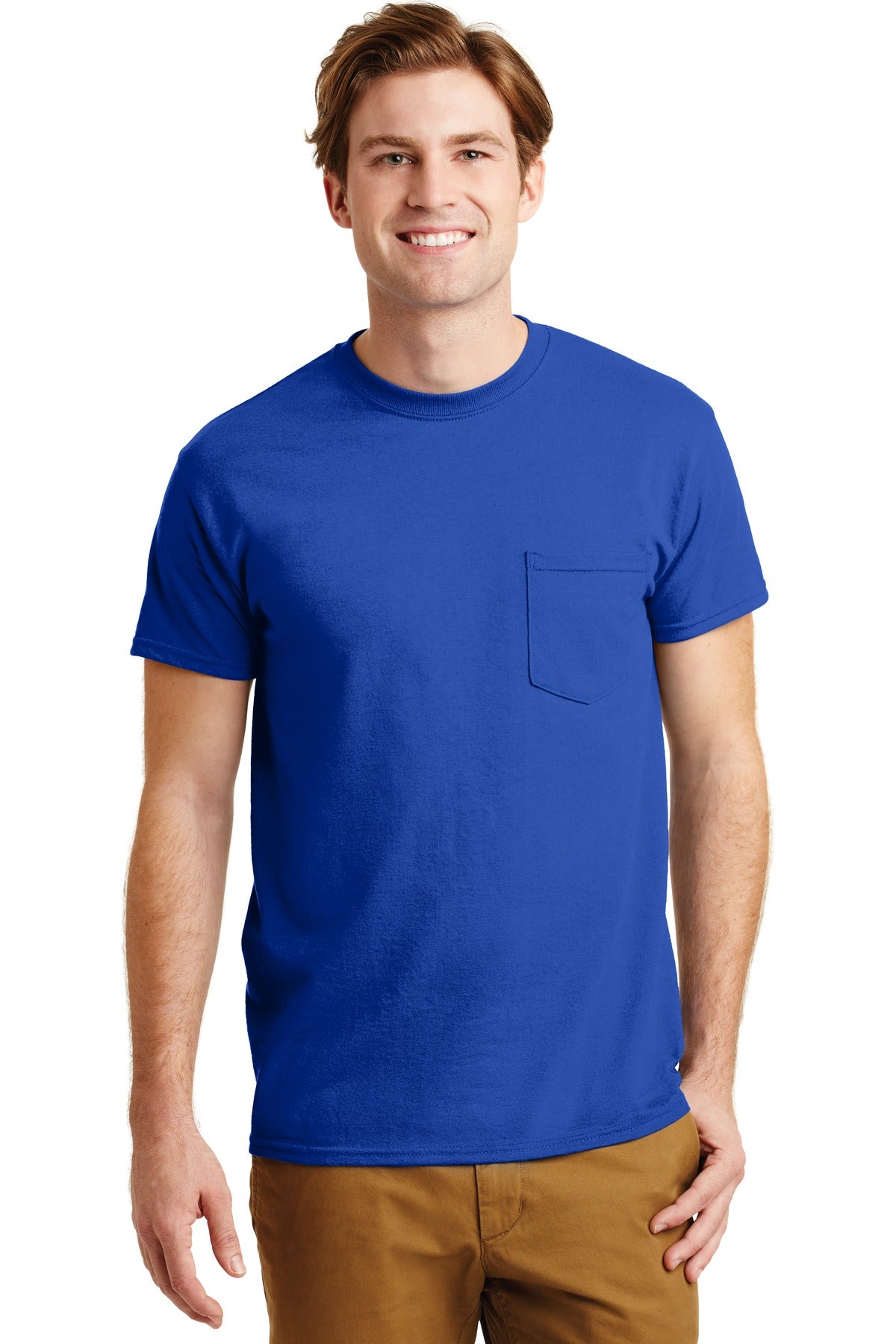 Gildan - DryBlend50 Cotton/50 Poly Pocket T-Shirt. 8300