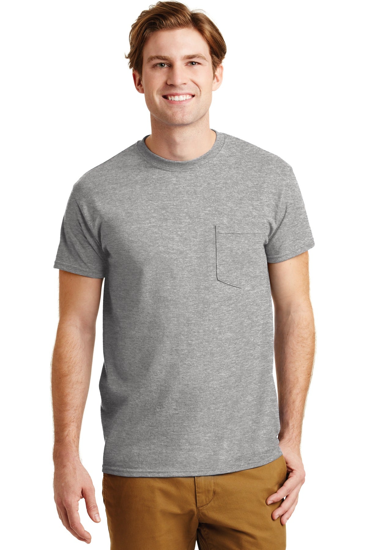 Gildan - DryBlend50 Cotton/50 Poly Pocket T-Shirt. 8300