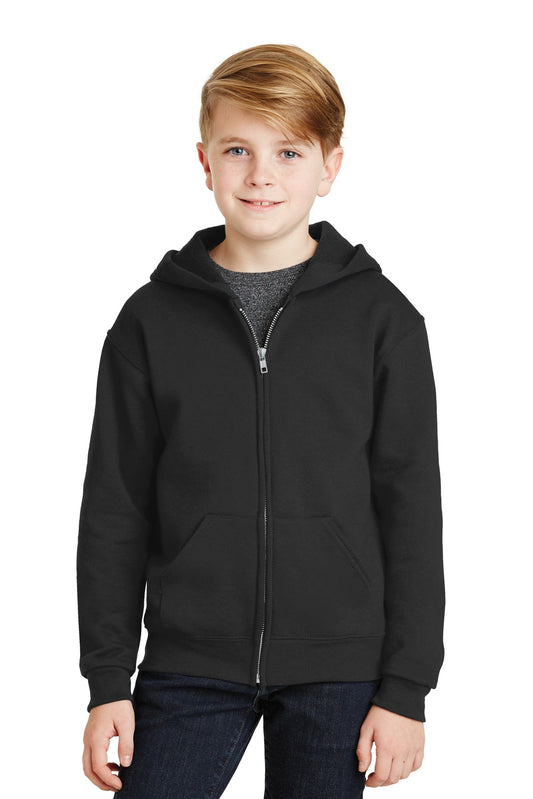 JERZEES - Youth NuBlendFull-Zip Hooded Sweatshirt. 993B
