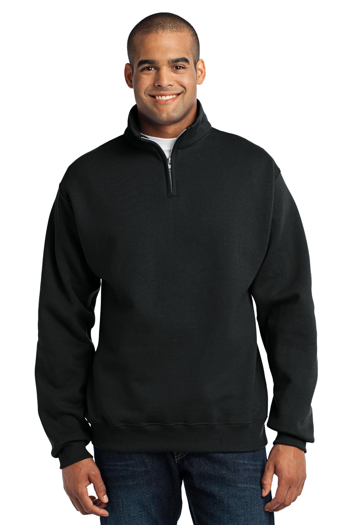 JERZEES - NuBlend1/4-Zip Cadet Collar Sweatshirt. 995M