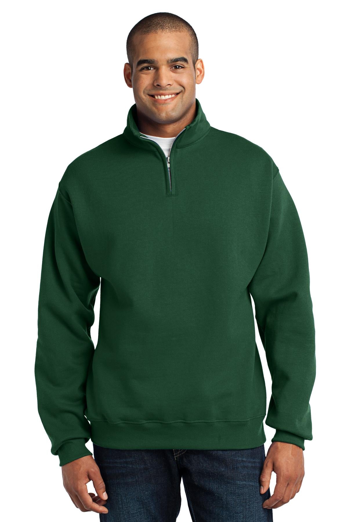 JERZEES - NuBlend1/4-Zip Cadet Collar Sweatshirt. 995M